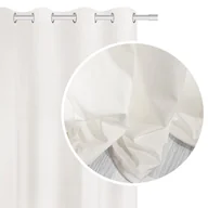 Zasłony - Zasłona 140 x 250 Dekoracyjna Velvet Soft Biały - miniaturka - grafika 1