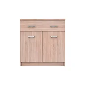 Komody - Komoda 2D1S/60 Top Mix Dąb Sonoma Mebel Bos Dąb Sonoma - miniaturka - grafika 1
