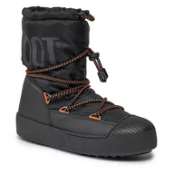 Śniegowce damskie - Śniegowce Moon Boot Ltrack Polar 24501000001 Black / Orange 001 - miniaturka - grafika 1