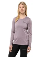 Koszulki i topy damskie - Jack Wolfskin Damska koszulka turystyczna Sky Thermal L/S W - miniaturka - grafika 1