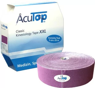 AcuTop Classic XXL Kinesiology tape 35m FIOLETOWY (ATC long) - Apteczki i materiały opatrunkowe AcuTop Classic XXL Kinesiology tape 35m FIOLETOWY (ATC long) - Apteczki i materiały opatrunkowe - miniaturka - grafika 1