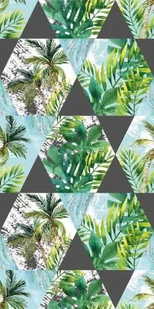 Ręcznik Plażowy 70x140 Zielone Liście Jungle Palmy - Okrycia kąpielowe dla dzieci - miniaturka - grafika 1