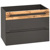 Szafki łazienkowe - Szafka Pod Umywalkę 80Cm Galaxy Grafit 824 Wisząca - miniaturka - grafika 1