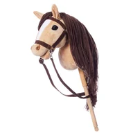 Maskotki i pluszaki - Koń na kiju Hobby Horse HOPPIHORSE A3 beżowy - miniaturka - grafika 1