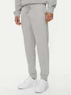Spodnie sportowe męskie - United Colors Of Benetton Spodnie dresowe 342ZUF01B Szary Regular Fit - miniaturka - grafika 1