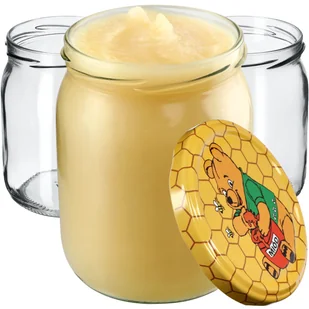 Słoiki Senna 540ml 24 szt. 82mm + wieczka "Miód" - Pojemniki kuchenne - miniaturka - grafika 1