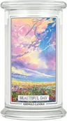 Świece - Kringle Candle Large Jar Beautiful Day - świeca zapachowa 624 g - miniaturka - grafika 1
