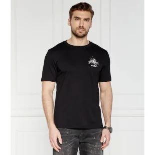 HUGO T-shirt Dedico | Regular Fit - Koszulki męskie - miniaturka - grafika 1