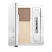 Cienie do powiek - Clinique All About Shadow Duo Cień do powiek, Ivory Bisque / Bronze Satin Ivory Bisque / Bronze Satin CLINIQUE 1.7 g - miniaturka - grafika 1