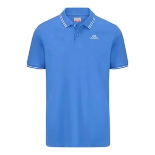 Kappa Męska koszulka polo Ezio 2, niebieska, rozmiar 4XL - Koszulki męskie - miniaturka - grafika 1
