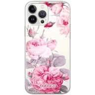 Etui i futerały do telefonów - Etui do Apple IPHONE 5/5S/SE Kwiaty 050 Babaco Nadruk częściowy Przeźroczysty - miniaturka - grafika 1