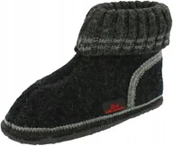 Kapcie męskie - BECK KAPCIE DOMOWE WSUWANE CZARNE UNISEX ZA KOSTKĘ 46 VAC - miniaturka - grafika 1