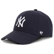 Czapki męskie - York Czapka z daszkiem 47 BRAND - New Yankees 47 B-MVP17WBV-HM Granatowy - miniaturka - grafika 1