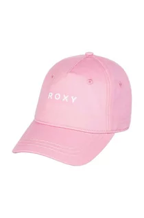Czapki dla dzieci - Roxy czapka z daszkiem bawełniana dziecięca DEARELIEVER T kolor różowy gładka - grafika 1