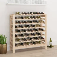Stojaki na wino - Lumarko Stojak na wino, 109,5x30x107,5 cm, lite drewno sosnowe - miniaturka - grafika 1