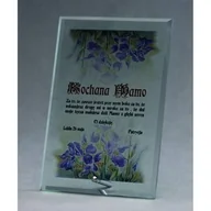 Gadżety dla kibiców - Trofeum szklane z nadrukiem kolorowym LuxorJet - miniaturka - grafika 1