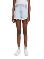 Spodenki damskie - edc by Esprit Damskie szorty dżinsowe 042CC1C304, 903/BLUE Light WASH, 33, 903/niebieskie światło prać, 60 - miniaturka - grafika 1