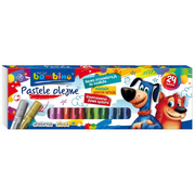Kredki, ołówki, pastele i pisaki - Bambino  - Pastele olejne 24 kolory - miniaturka - grafika 1