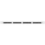 Akcesoria do szaf serwerowych - Lanberg Patch panel 24 port 0.5U CAT.6 Szary PPU6-0024-S - miniaturka - grafika 1