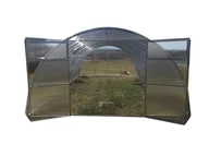 Szklarnie ogrodowe - Szklarnia Tunel 4x12m profile 20x40 poliwęglan 4mm - miniaturka - grafika 1