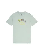 Koszulki i topy damskie - T-shirt Damski VANS Perforate OS SS Gray Olive VN000PREEMW1 M - miniaturka - grafika 1