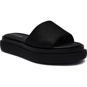 Klapki i japonki damskie - Calvin Klein Klapki | z dodatkiem skóry - miniaturka - grafika 1