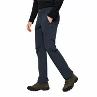 Spodnie sportowe męskie - Męskie spodnie softshellowe Jack Wolfskin ACTIVATE XT PANTS M night blue - 48L - miniaturka - grafika 1