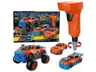 Mały majsterkowicz - Sportowy, Terenowy Samochód do rozkręcania i skręcania 3w1 TUNING + Wkrętarka, Monster Truck - miniaturka - grafika 1