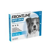 Artykuły przeciw pasożytom - Frontline Frontline Spot On Pies M 10-20 kg dla psów M 3x1,34 ml 38097-uniw - miniaturka - grafika 1