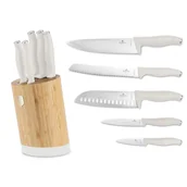Noże kuchenne - Zestaw Noży Berlinger Haus Bh-2755 Sahara W Bloku Bambusowym Lumarko! - miniaturka - grafika 1