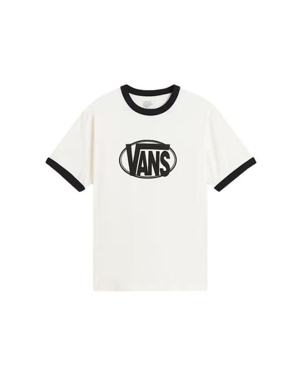 T-shirt Męski VANS Center Chest Ringer Tee Marshmallow VN000TXQFS81 XS