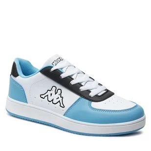 Sneakersy Kappa Logo Malone Kid 371K1IW White/Black/Blue Lt A4B - Buty dla chłopców - miniaturka - grafika 1