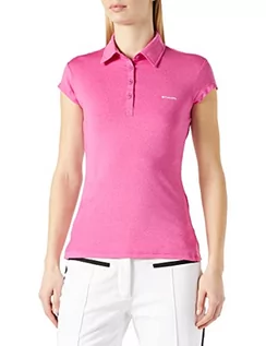 Koszulki i topy damskie - Columbia damska koszulka polo Peak To Point Novelty Polo różowy Haute Pink S 1772791 - grafika 1
