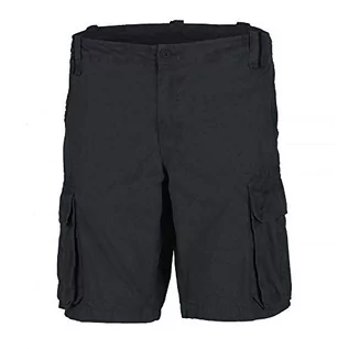 Spodnie męskie - CMP CMP Męskie spodnie bermudy, z dużymi kieszeniami 100% bawełna niebieski black blue 50 3U66477 - grafika 1