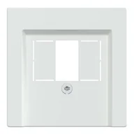 Gniazdka elektryczne - Merten Płytka Centralna do Gniazd TAE 296025 - miniaturka - grafika 1