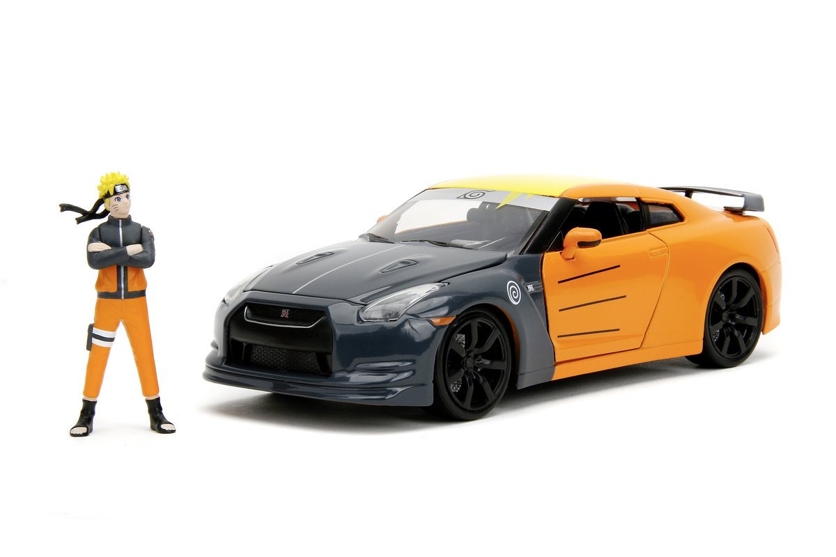 JADA NARUTO SHIPPUDEN 2009 NISSAN GT-R R35 + FIGURKA NARUTO 1:24 5054