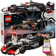 Klocki - LEGO F1 BWT MoneyGram Haas VF-24 77250 Świetny Prezent Dla Dziecka Realistyczny Bolid Speed Champions z Kierowcą + EBOOK-3 - miniaturka - grafika 1