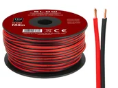 Kable - Przew.Głośn.2X1,00Mm Czarno-Czerwony - miniaturka - grafika 1