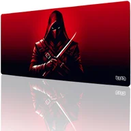 Podkładki pod mysz - PODKŁADKA POD MYSZ MYSZKĘ Czerwony Asasyn 90x40 TILT Dla gracza Wytrzymała - miniaturka - grafika 1