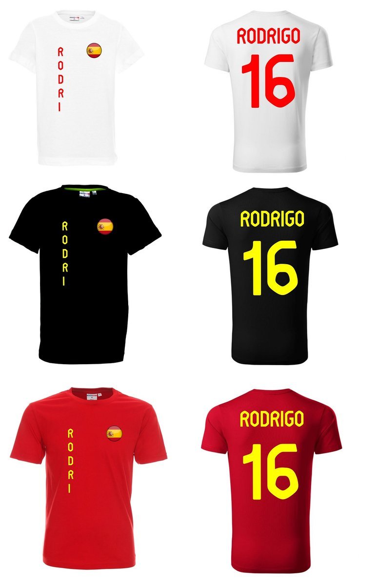 EURO 2024 Koszulka HISZPANIA RODRI RODRIGO 16