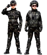 Stroje karnawałowe - Strój Żołnierza Mundur Wojskowy Dziecięcy Moro Na Bal Karnawał 7W1 146 152 - miniaturka - grafika 1