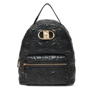 Plecaki - Plecak Liu Jo Ecs M Backpack AF4303 E0449 Czarny - miniaturka - grafika 1