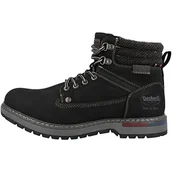 Półbuty męskie - Dockers by Gerli Męskie buty sznurowane 47AF001, Black 47af001 600100, 43 EU - miniaturka - grafika 1