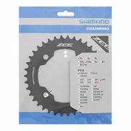 Narzędzia rowerowe - Shimano Tarcza mechanizmu aluminiowa FC-M640 Deore, 38 zębów, czarna - miniaturka - grafika 1