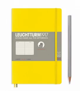 Leuchtturm 1917 notatnik Soft Cover paperback, cytrynowy - Pozostałe akcesoria dla plastyków - miniaturka - grafika 1