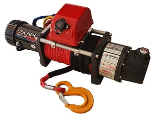 Wyciągarka Escape EVO 12000 lbs [5443 kg] Dual Speed z liną syntetyczną 12V (lina: 10 mm czerwona dyneema 25m 10400kg +hak) 81877731 - Wciągarki - miniaturka - grafika 3