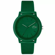 Zegarki męskie - Męski zegarek Lacoste 2011170 1212 zielony kauczukowy - miniaturka - grafika 1