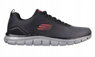 Buty sportowe męskie - Skechers Buty męskie Track Ripkent szare 47.5 - miniaturka - grafika 1