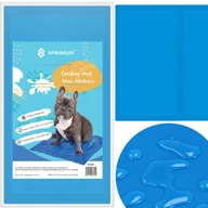 Legowiska dla psów - Mata Chłodząca Dla Psa I Kota 50X40 Cm Mata Żelowa Niebieska - miniaturka - grafika 1