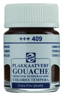 Talens Gouache Extra Fine Farba 16ml 409 Burnt Umb - Farby i media malarskie - miniaturka - grafika 1
